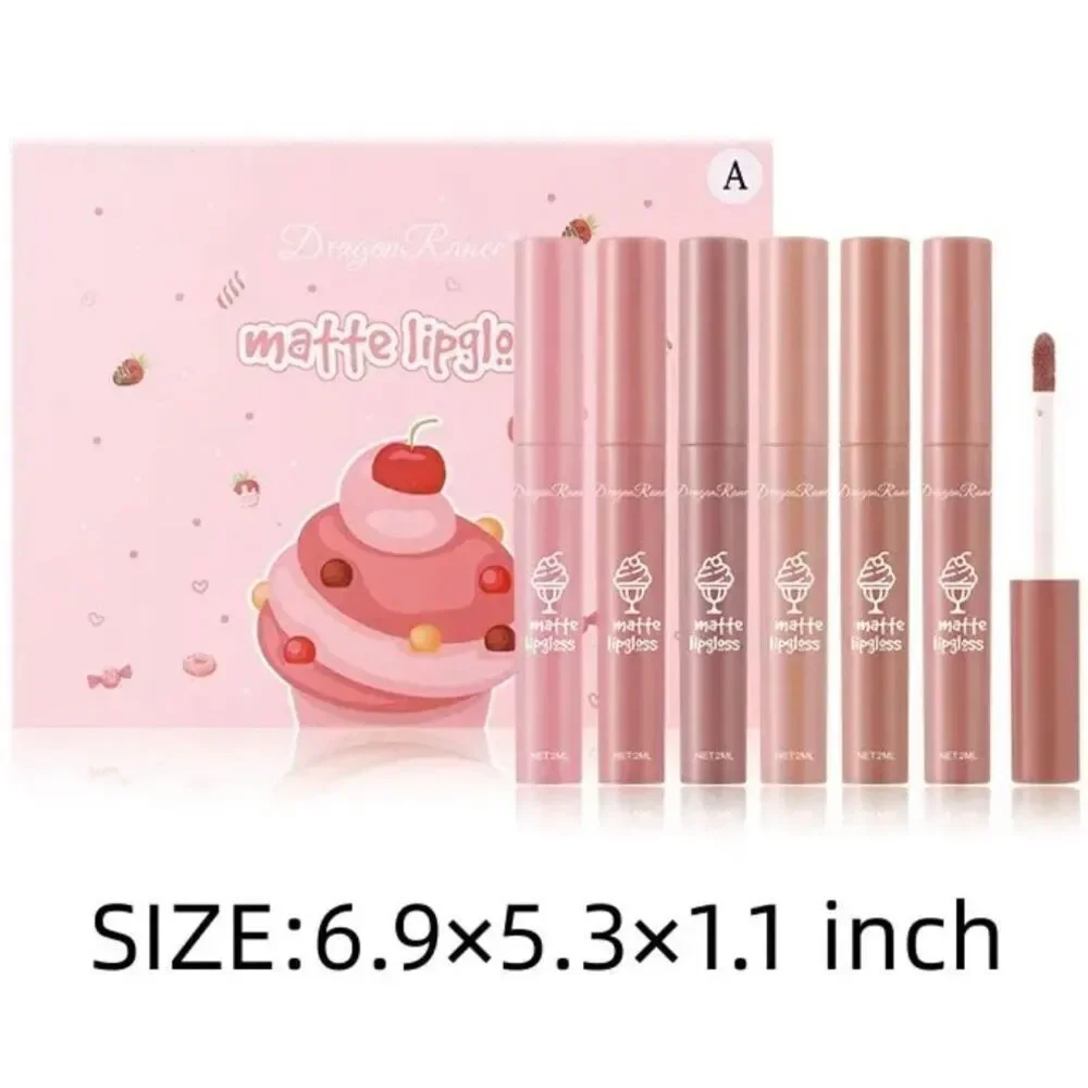 NWT in Box 12 Super Long Lasting 24hr Matte lipgloss 2 Boxes 6 lip gloss each